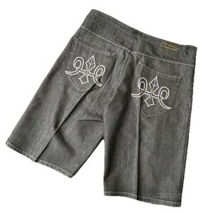 Corked Vintage Shorts Mens Baggy Hip Hop Grunge Skater Jorts 42 x 15